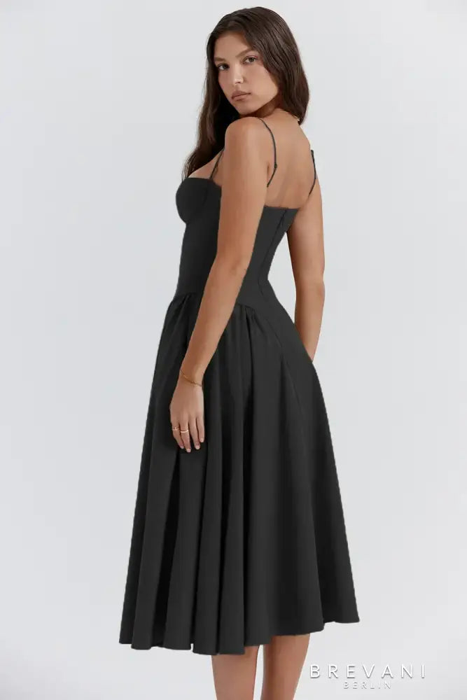 Corset Midi Gown