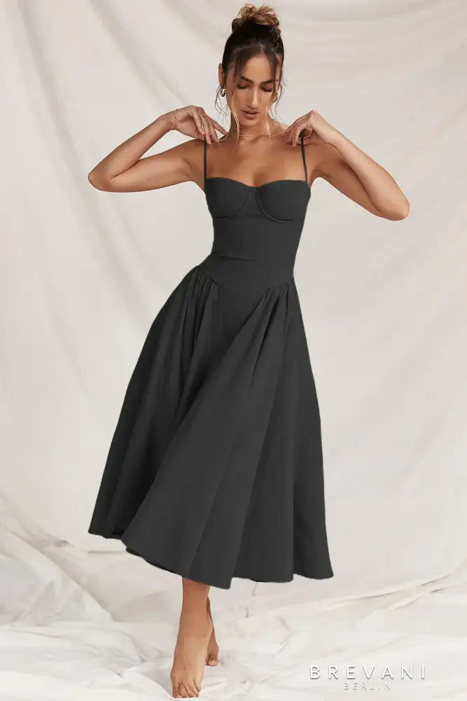 Corset Midi Gown