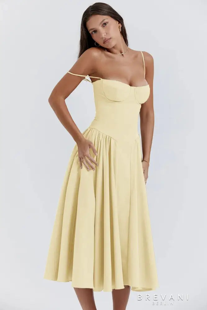 Corset Midi Gown