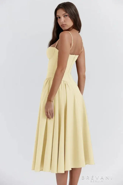 Corset Midi Gown