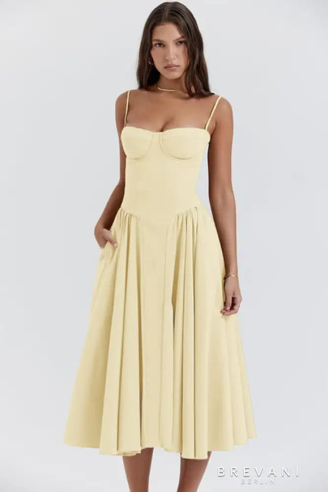 Corset Midi Gown