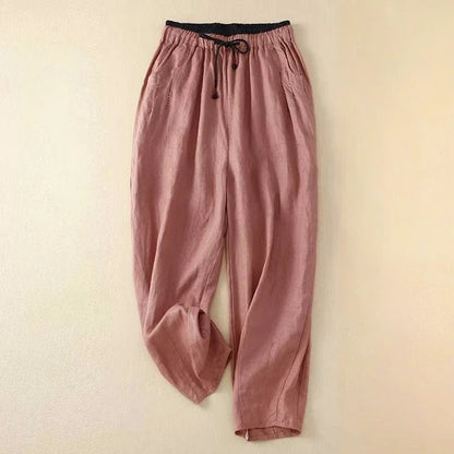 Women's Casual Drawstring Pants Elastic Waist