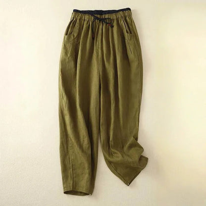 Women's Casual Drawstring Pants Elastic Waist