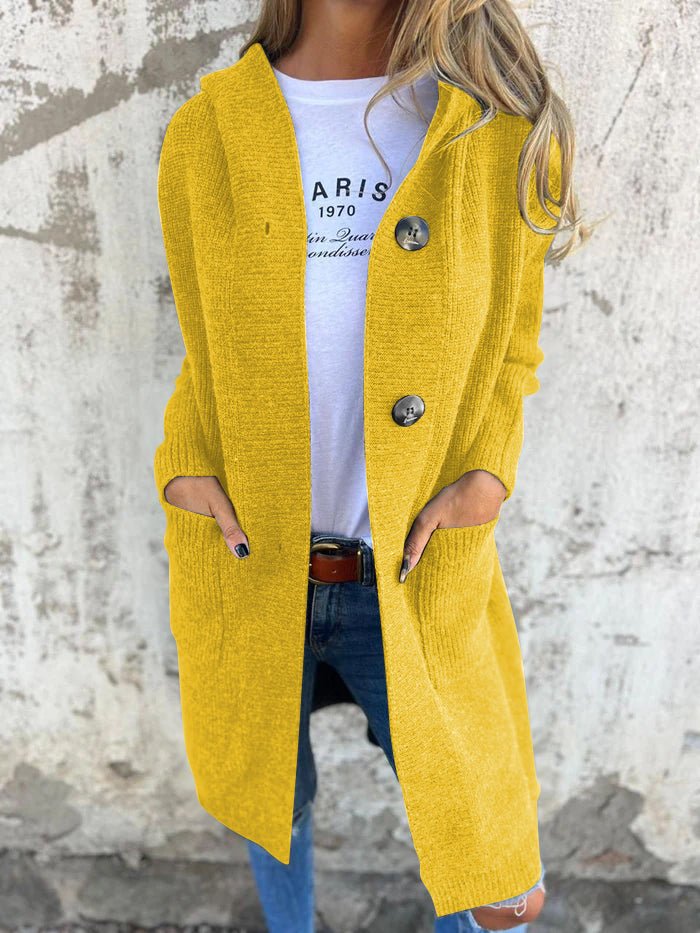Image of Aimee | Women's Hooded Longline Cardigan