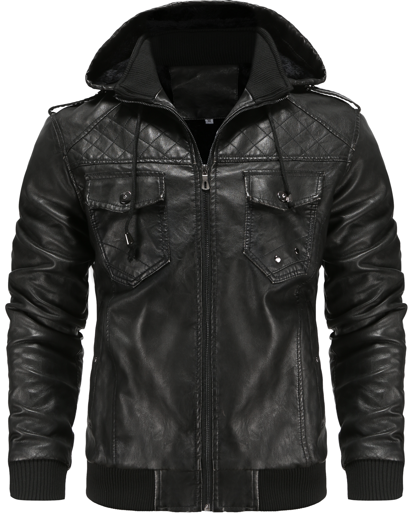 Men's Hooded Bomber Jacket - Fashinoza