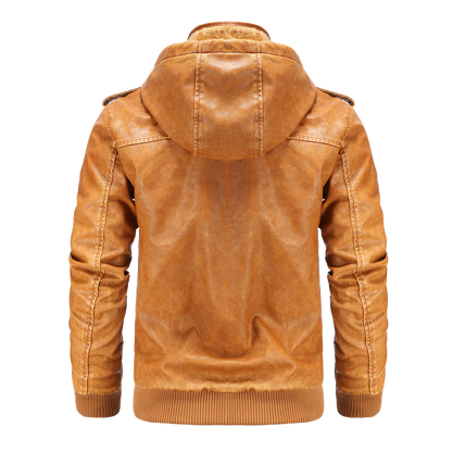 Image of Alan | Men's Hooded Bomber Jacket