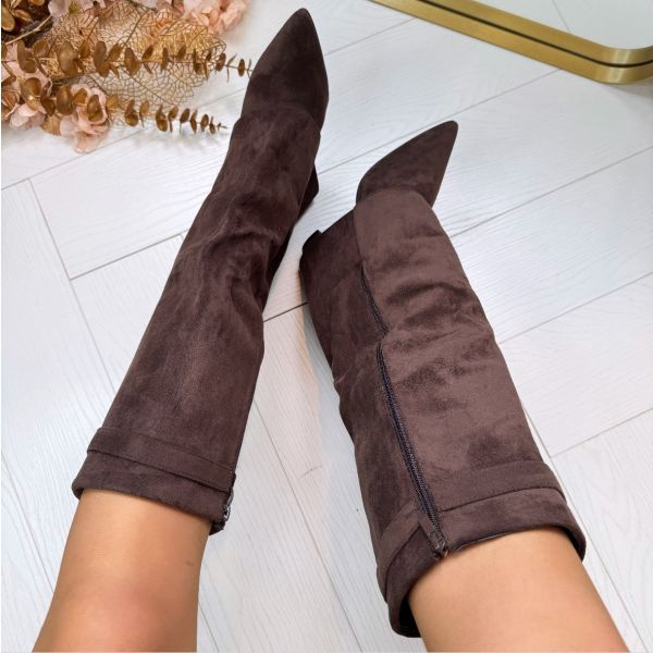 Knee-High Wedge Fashion Boots