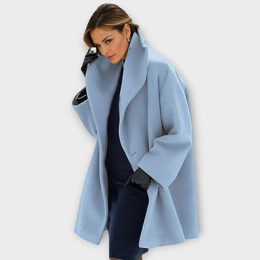 Women's Oversized Hooded Coat Thigh-Length Cozy - 
Fashinoza