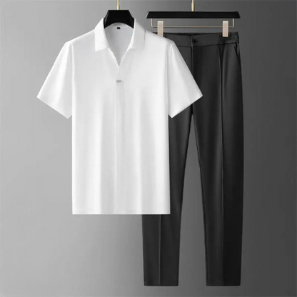 Grayson Men's Two Piece Polo Pants Set