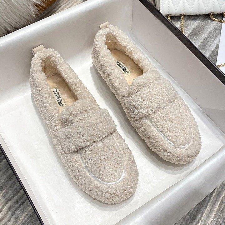 Women's Flat Loafers Textured Slip-On