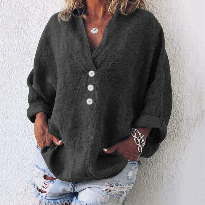 Image of Alyssa | Women's Button-Down Long Sleeve Blouse