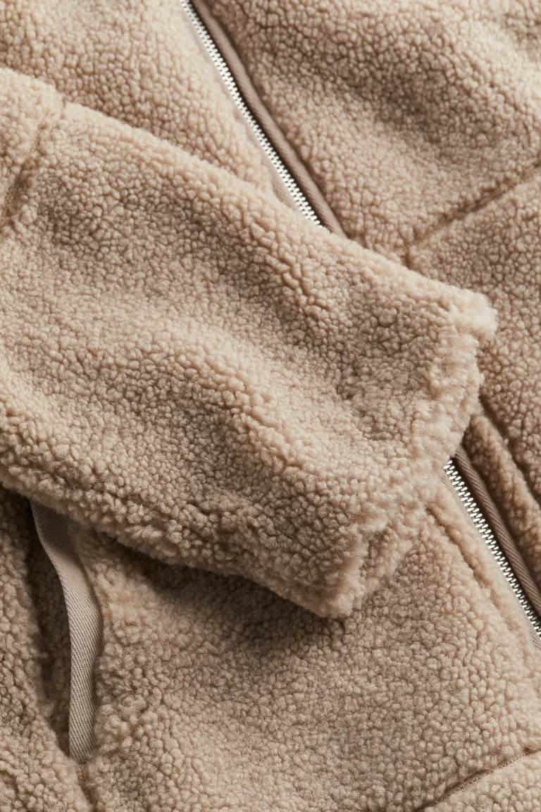 Image of Alyssa | Women's Sherpa Zip-Up Jacket