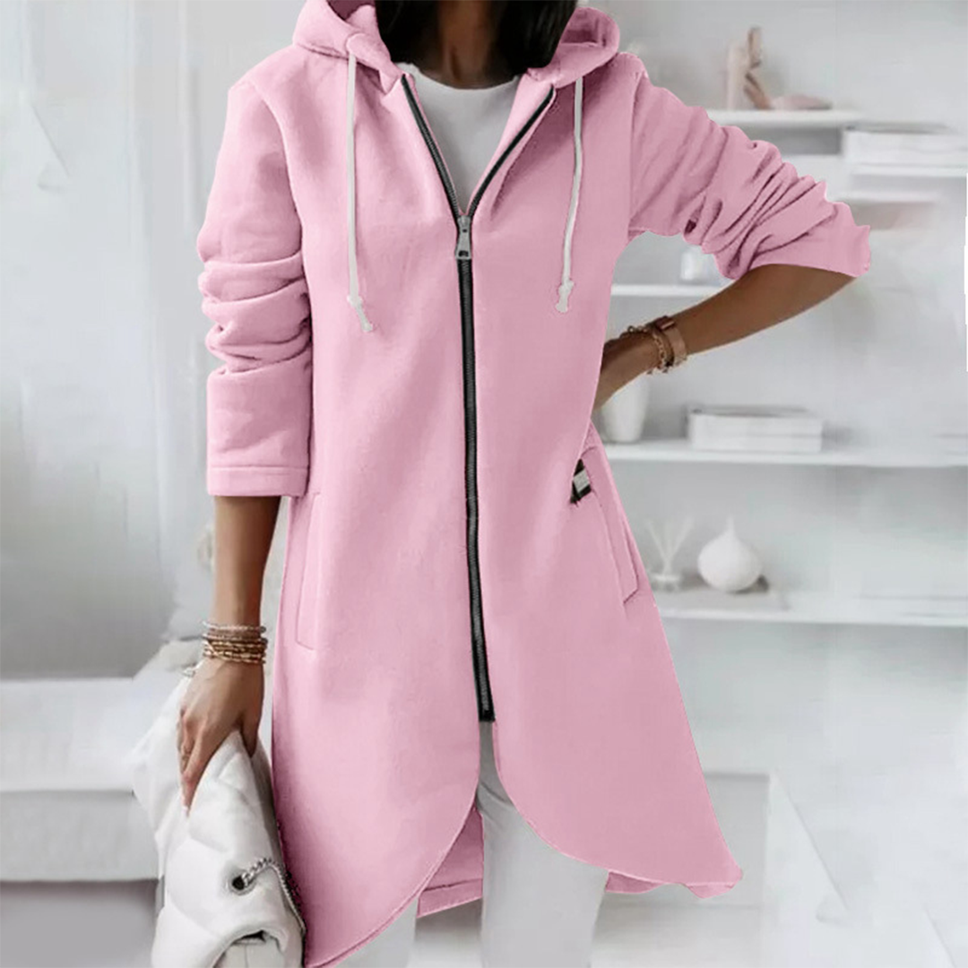 Image of Amanda | Women's Longline Zip-Up Jacket