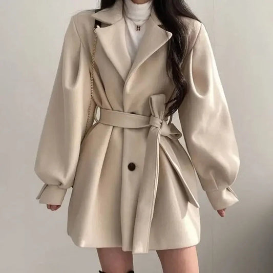 Women's Oversized Wrap Coat - Vonnera