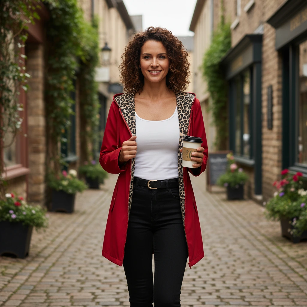 Women’s Reversible Hooded Zip Jacket