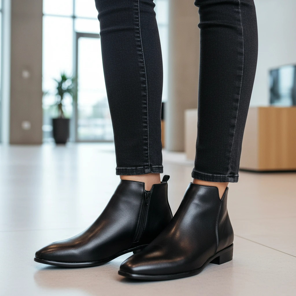 Men’s Sleek Side-Zip Ankle Boots