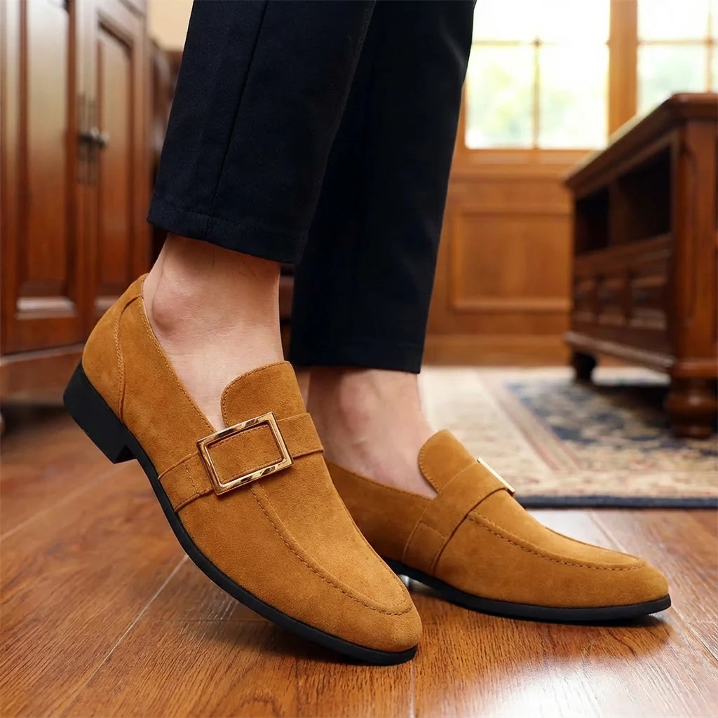 Orthopedic Classic Buckle Loafers