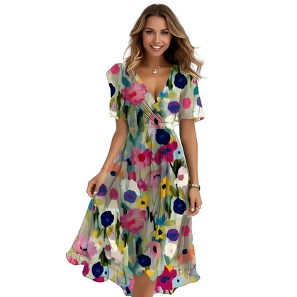Elowira | Women’s Elegant Floral Summer Dress