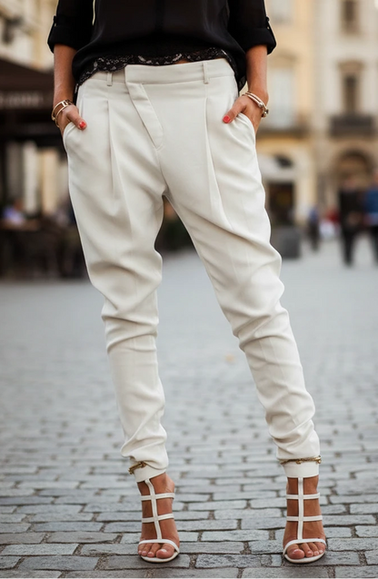 Tailored Tapered Ankle Pants