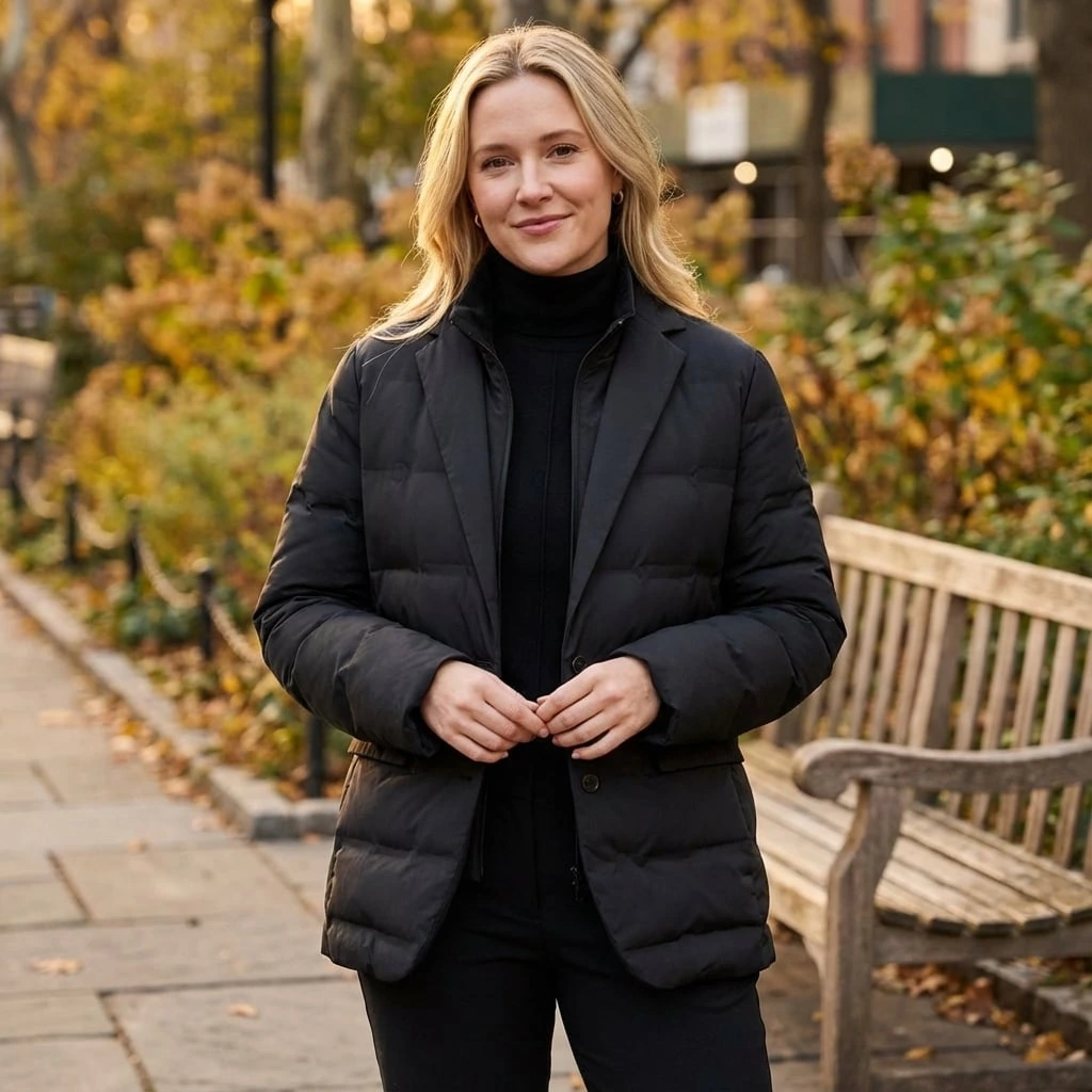 Women’s Quilted Tailored Puffer Jacket