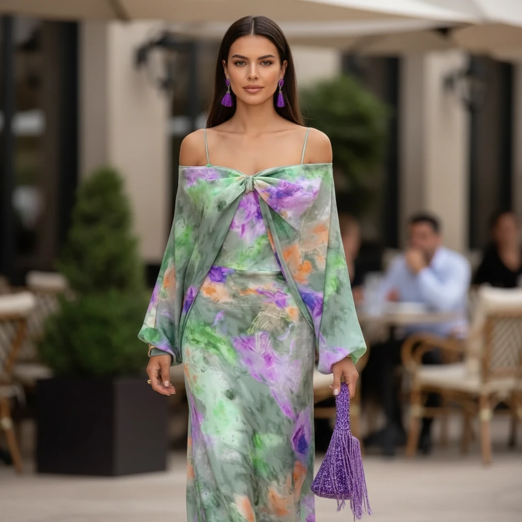 Artful Drape Evening Gown
