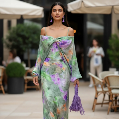 Artful Drape Evening Gown