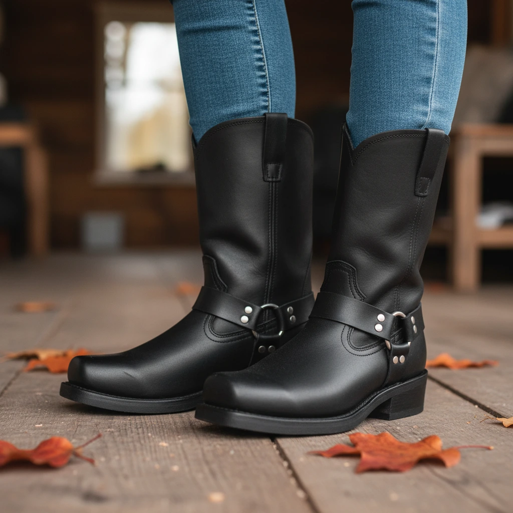 Women’s Mid-Calf Harness Boots