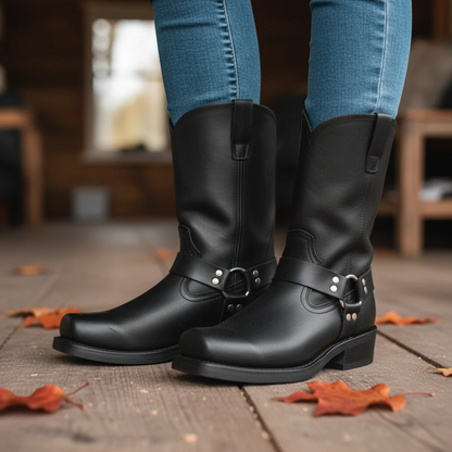 Women’s Mid-Calf Harness Boots