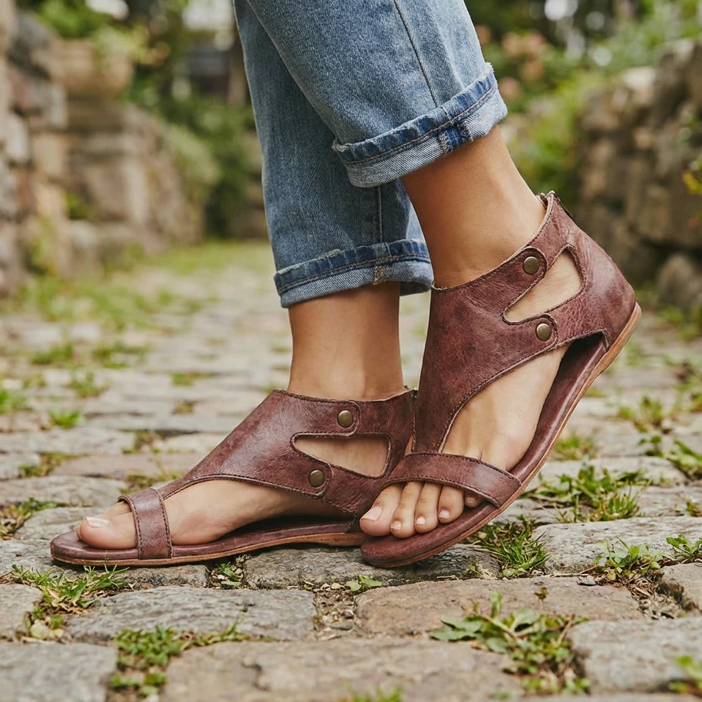 Women’s Orthopedic Cutout Ankle Sandals
