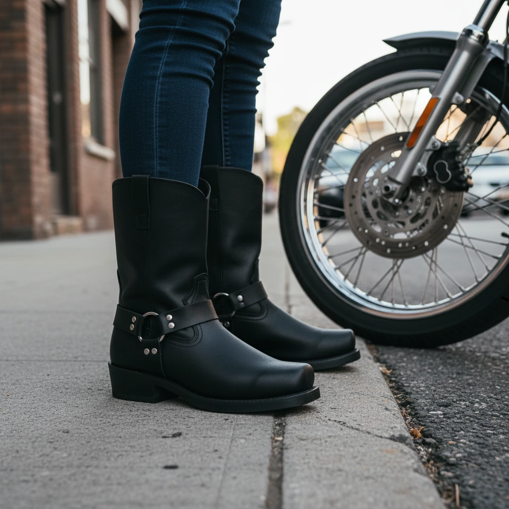 Women’s Mid-Calf Harness Boots