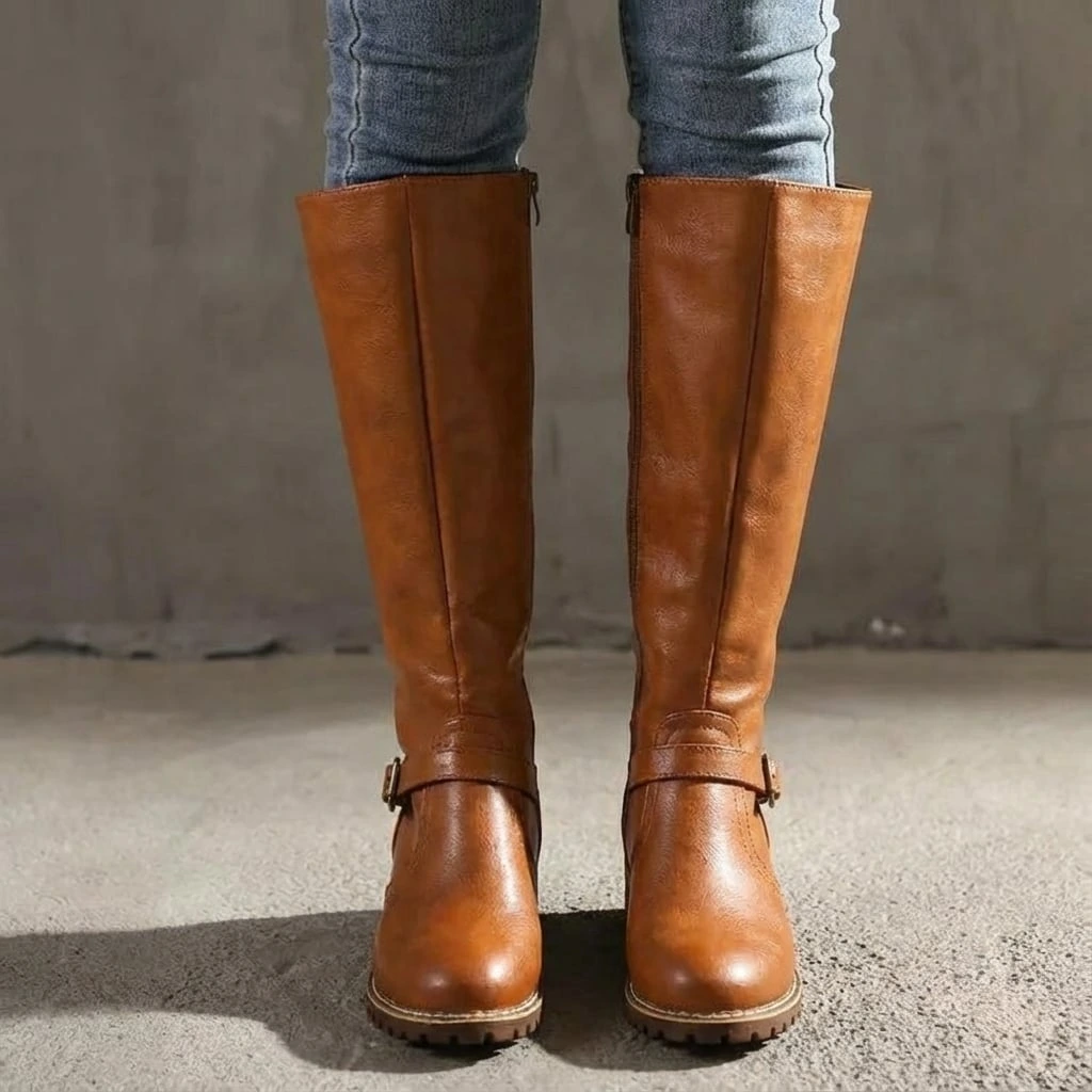 Women’s Tall Knee-High Zipper Boots