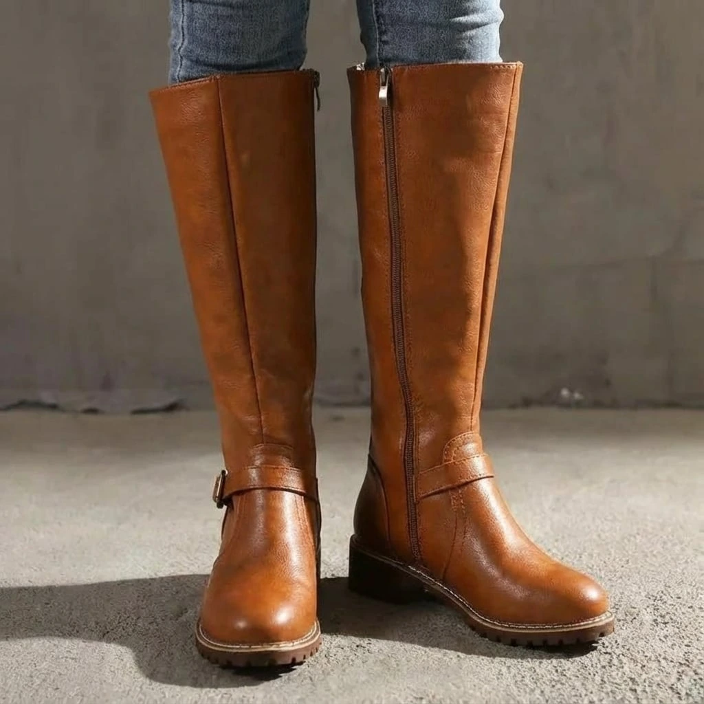 Women’s Tall Knee-High Zipper Boots