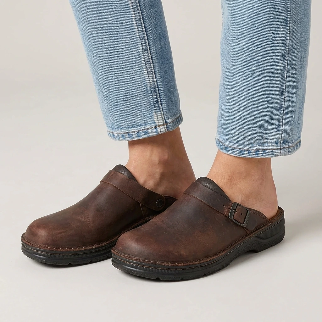 Men’s Slip-On Buckle Sandals