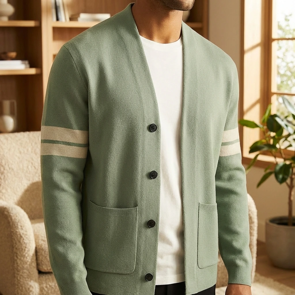 Relaxed Button Front Cardigan