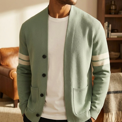 Relaxed Button Front Cardigan