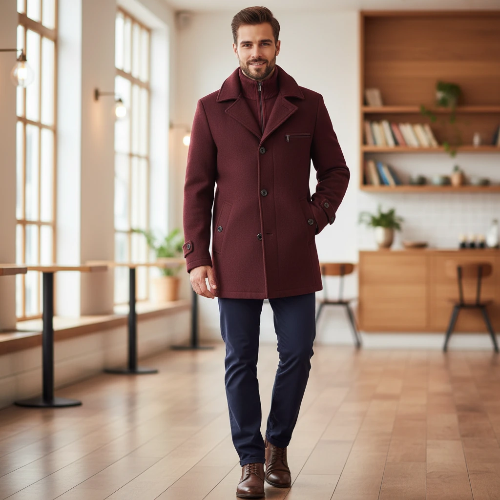 Men’s Modern Tailored Coat