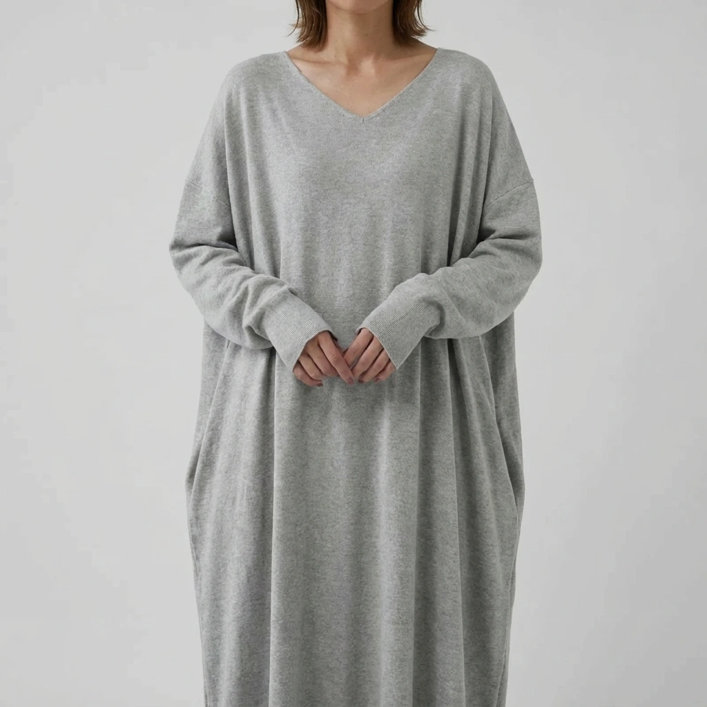 Women’s Long Sleeve V-Neck Maxi Dress