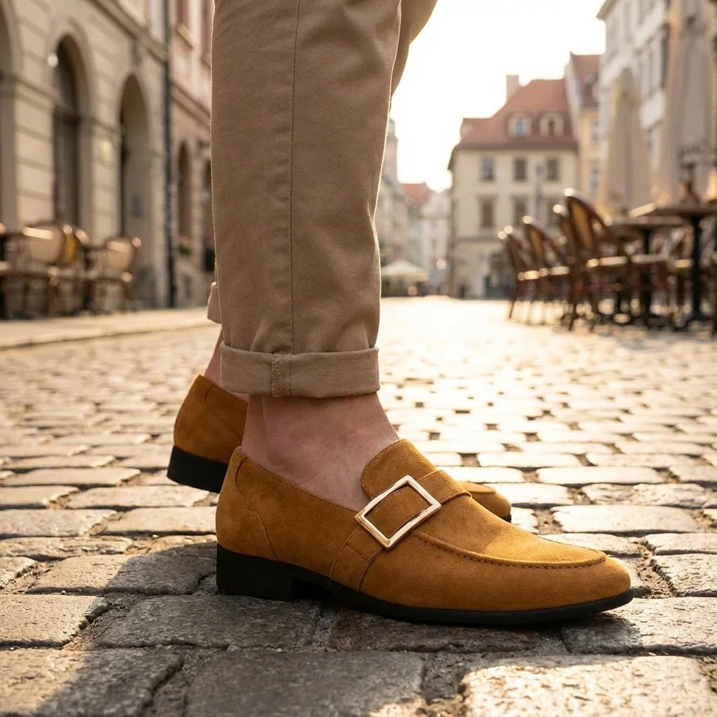 Orthopedic Classic Buckle Loafers