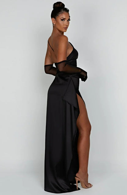 Women's Satin Evening Dress
