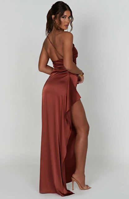 Women's Satin Evening Dress