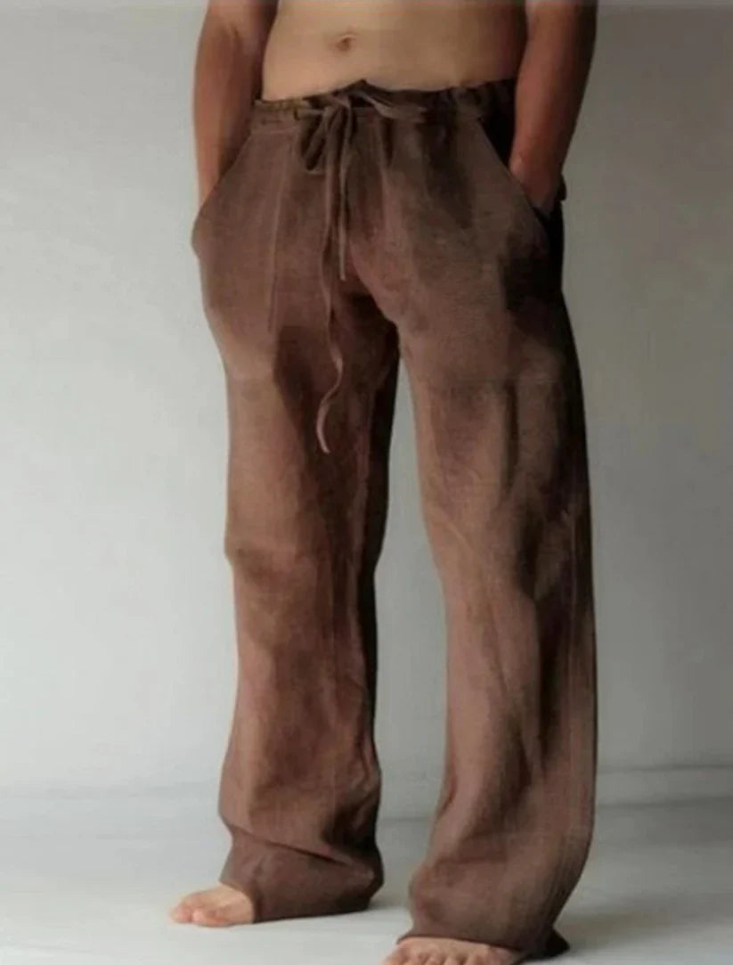 Image of Austin | Men's Drawstring Relaxed Chino Trousers