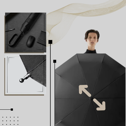 Auto Lock Umbrella Waterproof Windproof Compact