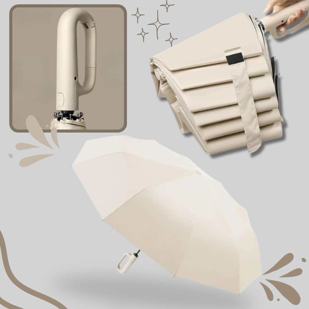 Auto Lock Umbrella Waterproof Windproof Compact