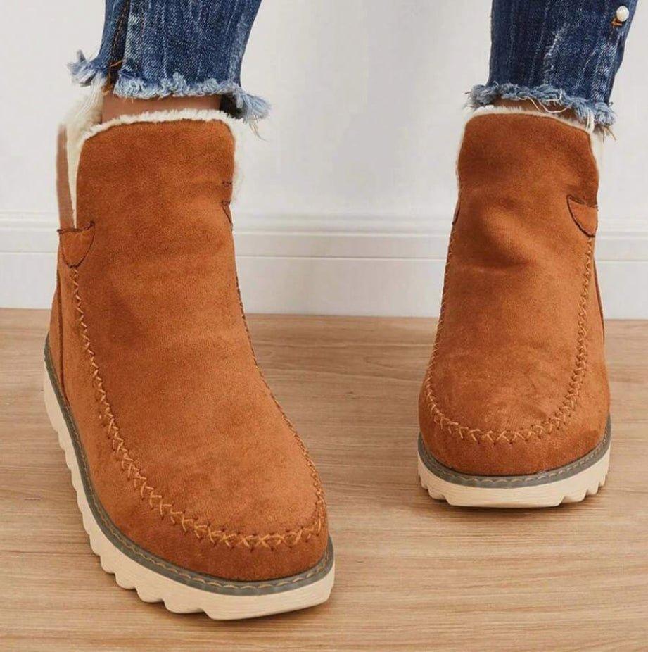 Women's Platform Boots Thick Sole