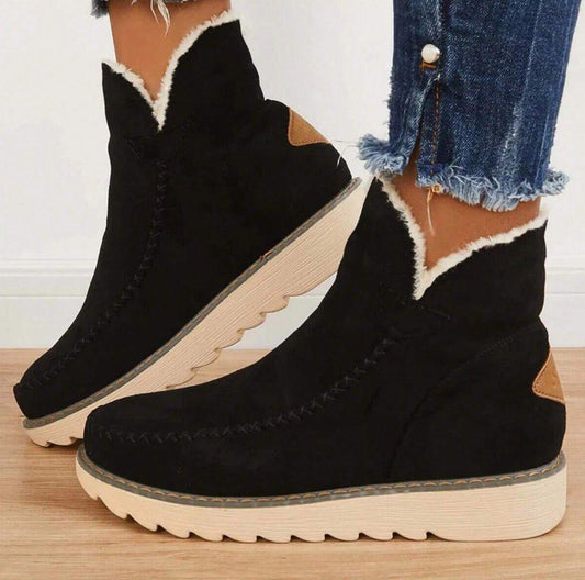 Women's Platform Boots Thick Sole - Fashinoza