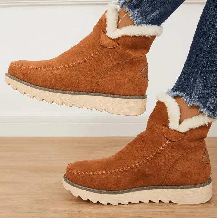 Women's Platform Boots Thick Sole
