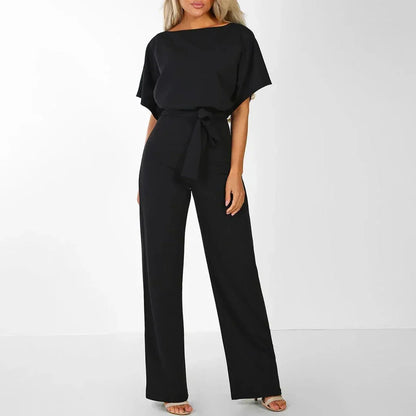 Women's Slim Waist Jumpsuit - Fashinoza