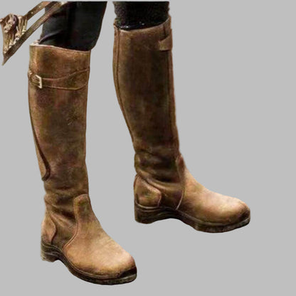Caroline | Women’s Leather Hiking Boots with Strap