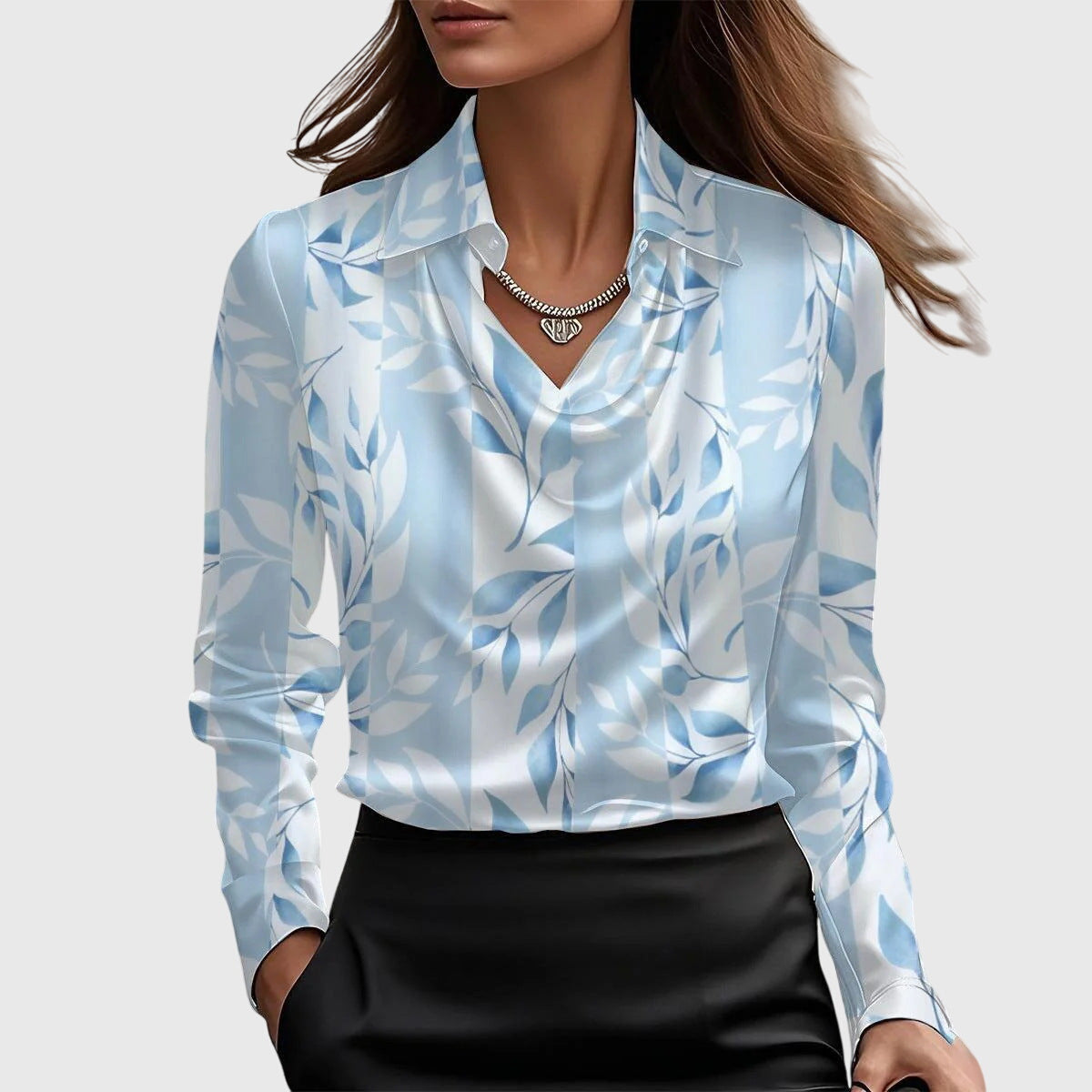 Daisy | Women’s Cowl Neck Long Sleeve Top