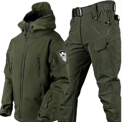 Men's 2-Piece Multi Pocket Jacket And Pants Set